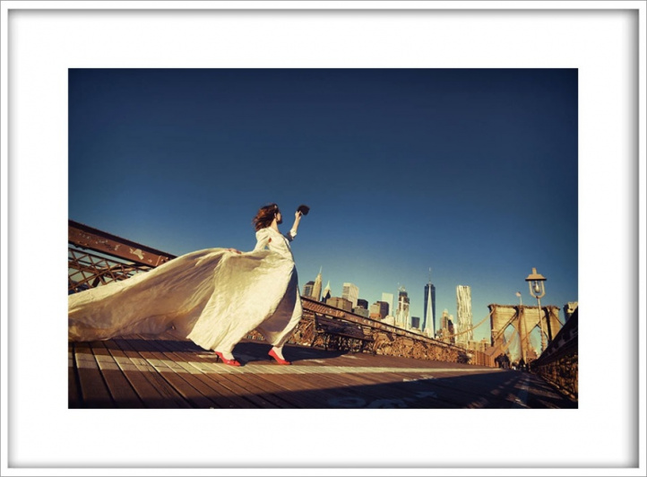 Dreams of a Wedding at the Bridge i gruppen Kunstgalleri / Temaer / Citymotiv hos NOA Gallery (100021_131)