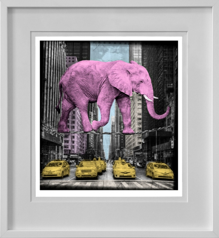 High in New York, Pink - Limited Edition i gruppen Kunstgalleri / Temaer / Best Selgere hos NOA Gallery (100038_651)