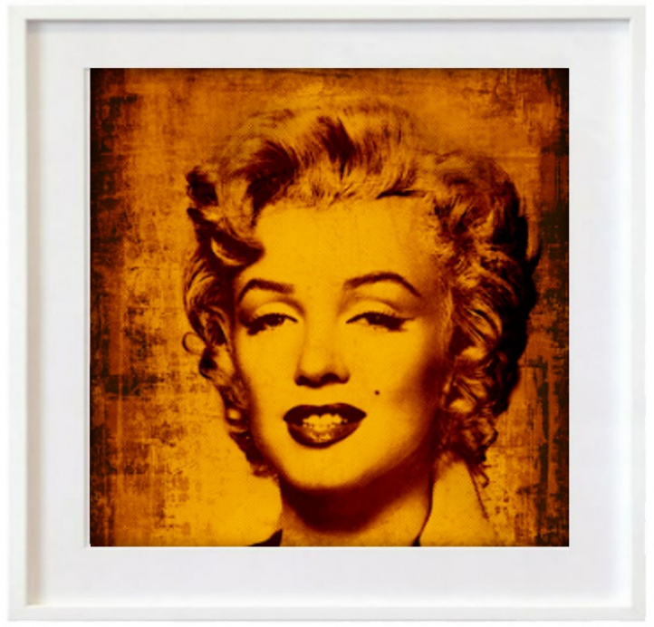 Hommage á Marilyn, orange i gruppen Kunstgalleri / Temaer / Pop Art hos NOA Gallery (100038_7587)