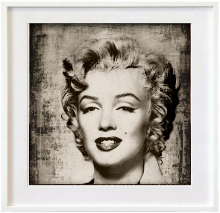 Hommage á Marilyn, grå i gruppen Kunstgalleri / Temaer / Pop Art hos NOA Gallery (100038_7588)