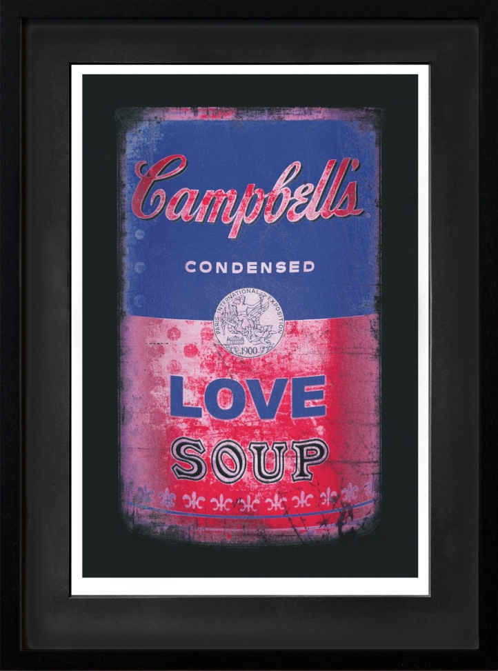 Love soup (Blue/pink) i gruppen Kunstgalleri / Temaer / Pop Art hos NOA Gallery (100038_833)