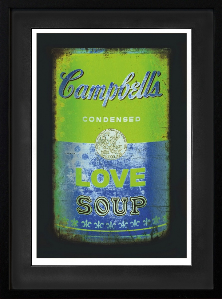 Love soup (Green/blue) i gruppen Kunstgalleri / Temaer / Pop Art hos NOA Gallery (100038_834)