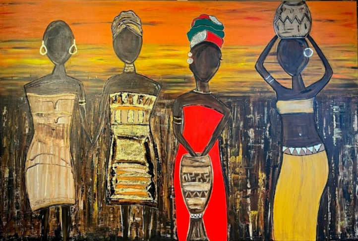 Mother Africa i gruppen Kunstgalleri / / Store malerier hos NOA Gallery (100043_7603)