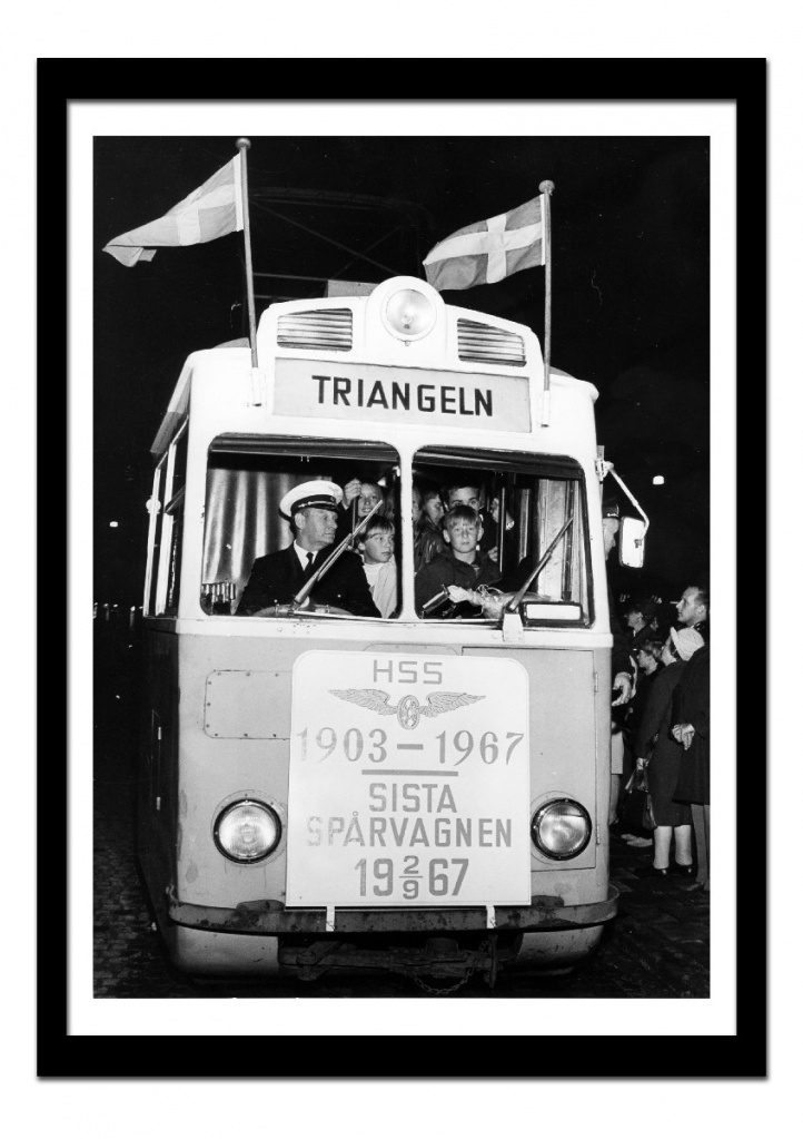 Sista spårvagnsresan i Helsingborg i gruppen Kunstgalleri / Foto / Bilder i sør hos NOA Gallery (100053_378)