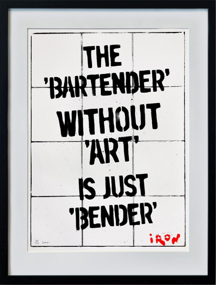 Bartender i gruppen Kunstgalleri / Temaer / Pop Art hos NOA Gallery (100059_830)