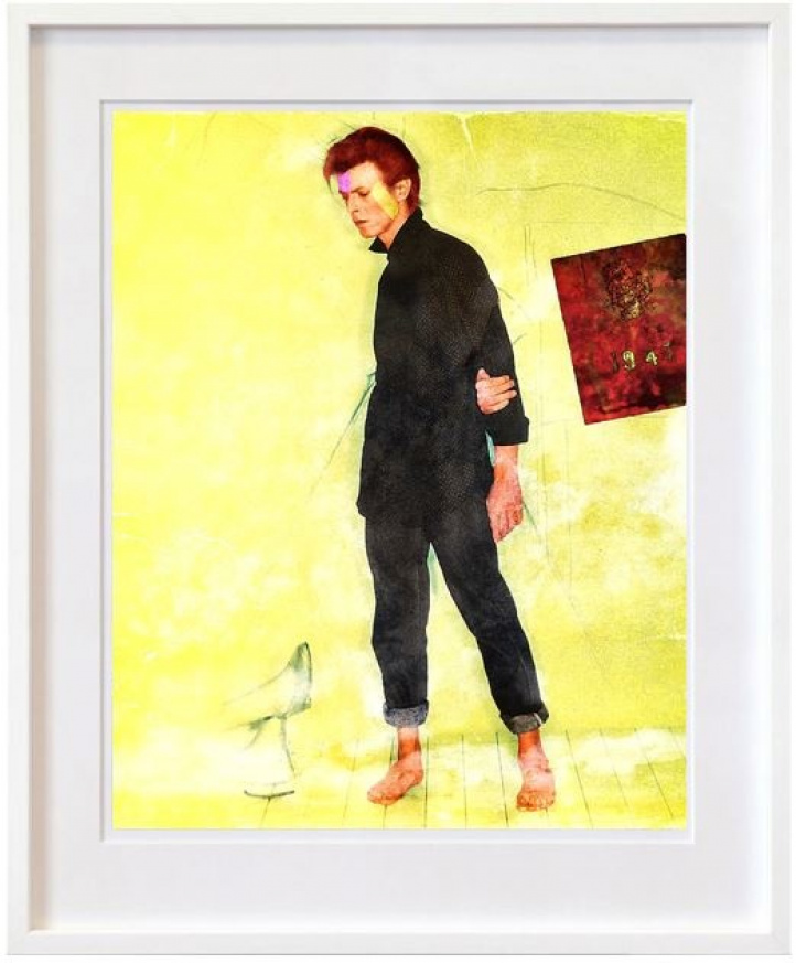 David Bowie - Yellow Vision i gruppen Kunstgalleri / Presenter / Gaver til de som fyller jevnt hos NOA Gallery (100084_2156)