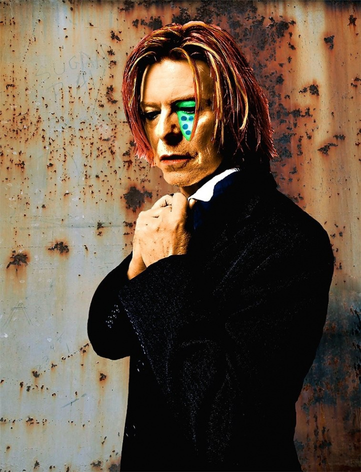 Bowie - The Man Of A Thousand Faces i gruppen Kunstgalleri / Utvalgte originaler hos NOA Gallery (100084_3034)