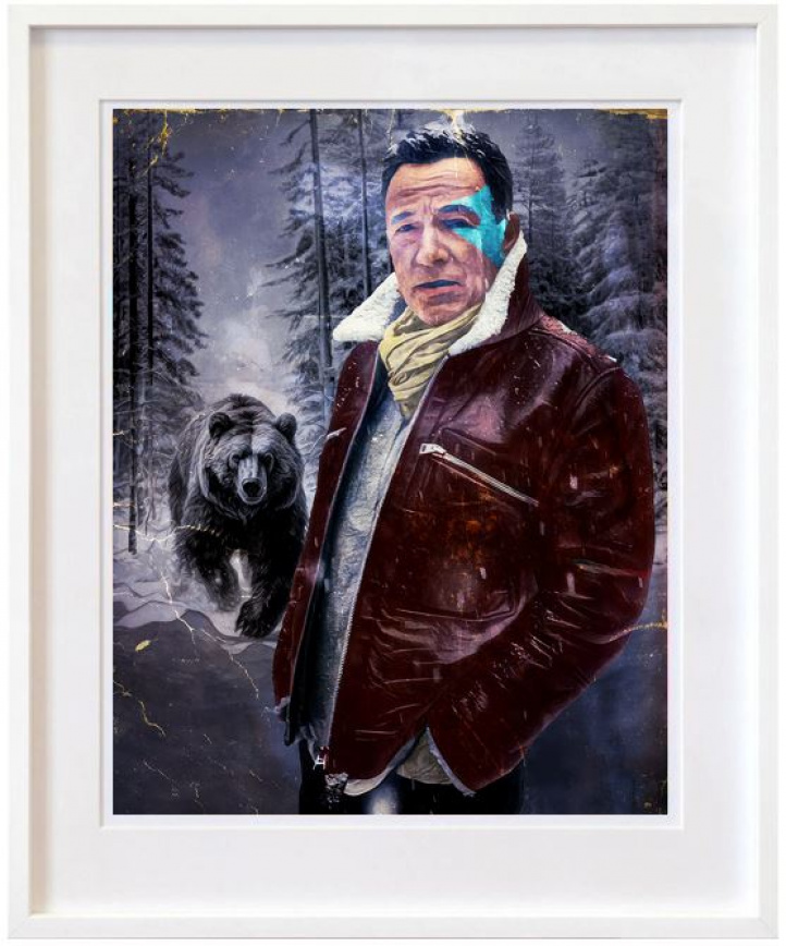 Bruce Springsteen - American land i gruppen Kunstgalleri / Temaer / Pop Art hos NOA Gallery (100084_brucespringsteenam)