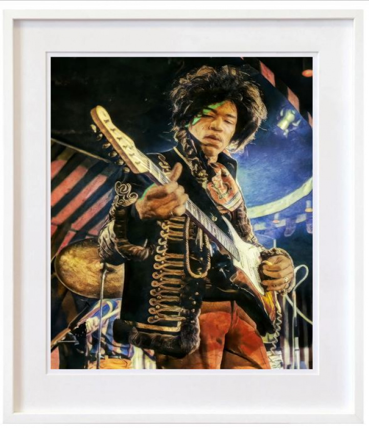 Jimi Hendrix - Daydreaming i gruppen Kunstgalleri / Temaer / Pop Art hos NOA Gallery (100084_jimihenrixdaydream)