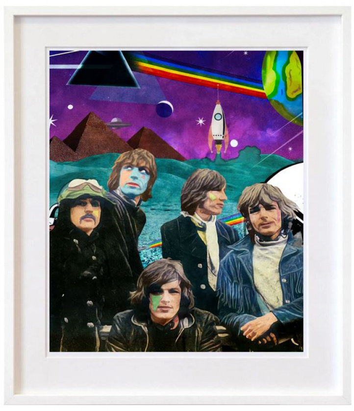 Pink Floyd - The Moon i gruppen Kunstgalleri / Temaer / Pop Art hos NOA Gallery (100084_pinkfloydthemoon)
