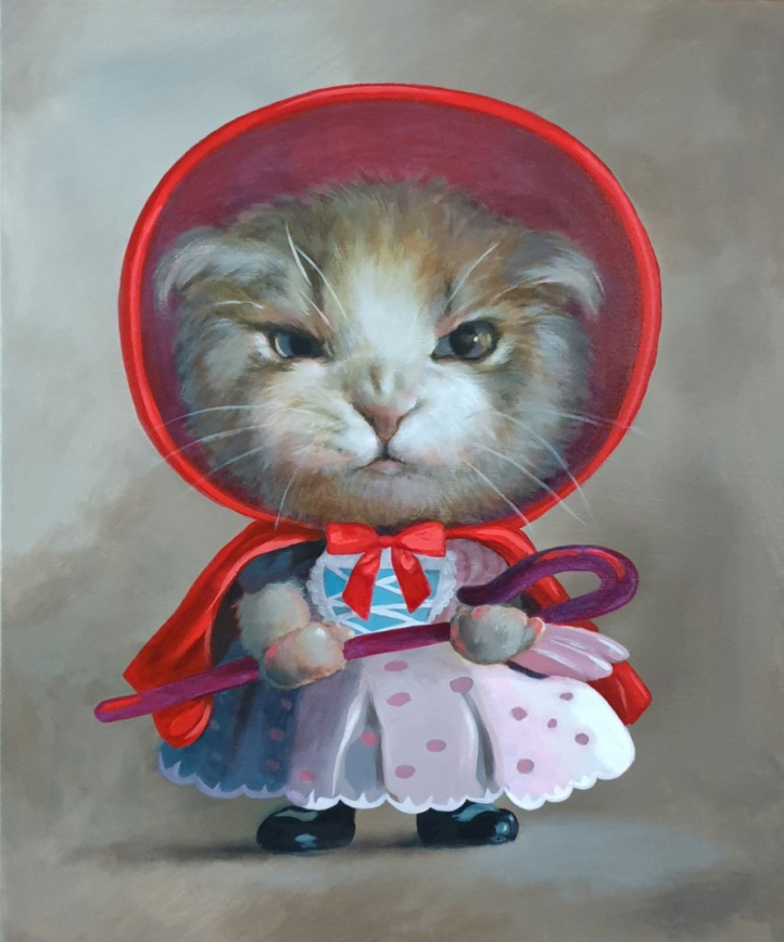 Little Red Riding Hood Is Furious i gruppen Kunstgalleri / Original hos NOA Gallery (100100_2000)