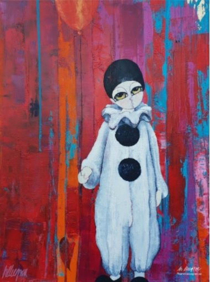 Petit Pierrot i gruppen Kunstgalleri / Presenter / Kunst for barn hos NOA Gallery (100113_7506)