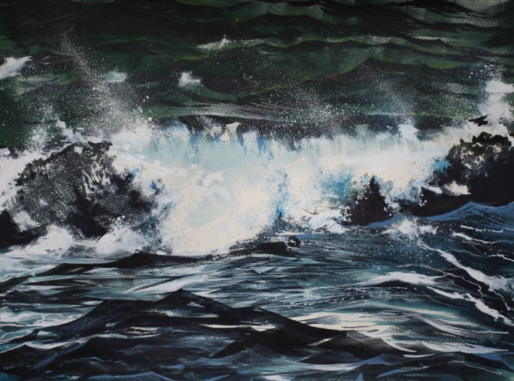 Wave 6 i gruppen Kunstgalleri / Dyr og natur / Vakre hav hos NOA Gallery (100120_2943)