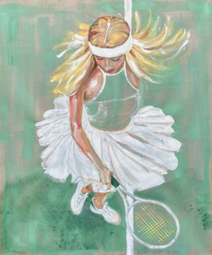 Tennis d´éte i gruppen Kunstgalleri / / Store malerier hos NOA Gallery (100122_3955)