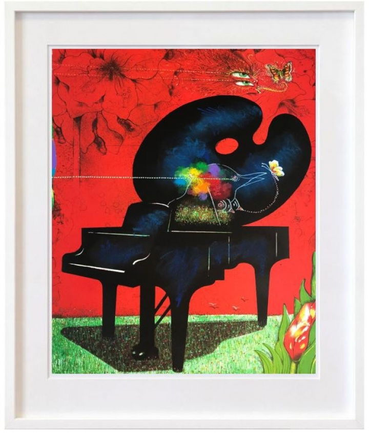 Piano Palette i gruppen Kunstgalleri / Tekniker / Eksklusive litografier hos NOA Gallery (100152_2851)