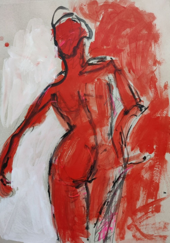 Her red obsession II i gruppen Kunstgalleri / Temaer / Sterke kvinner hos NOA Gallery (100176_2811)