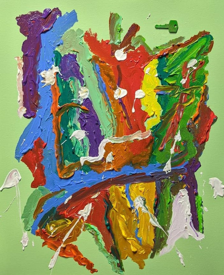 Coloresque 1.2 i gruppen Kunstgalleri / / Pynt med grønt hos NOA Gallery (100209_7449)