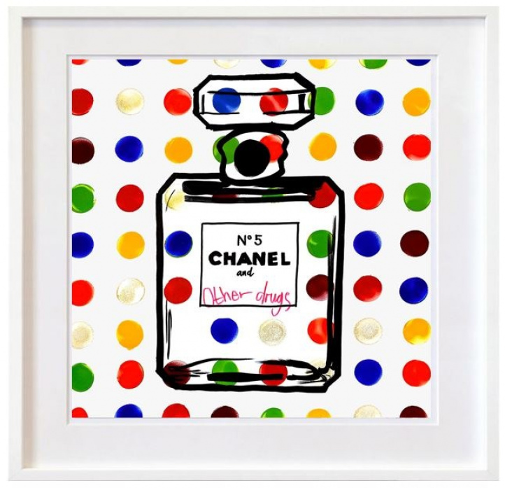 Chanel & other drugs, dots i gruppen Kunstgalleri / Temaer / Pop Art hos NOA Gallery (200227_2916)