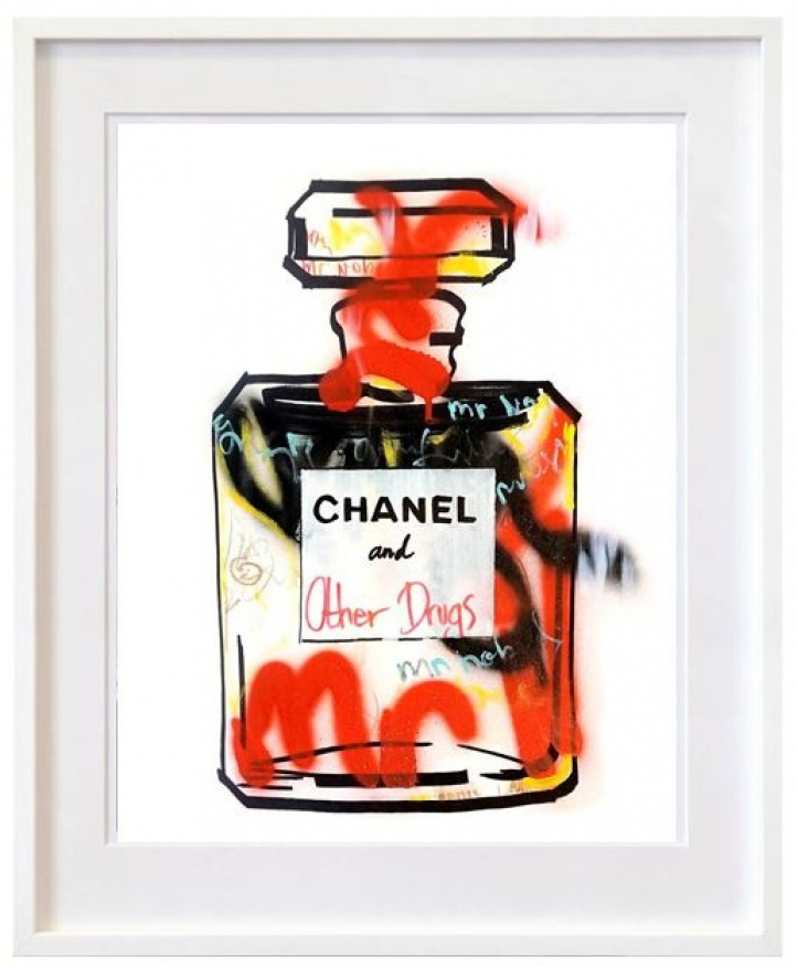 Chanel & other, Mr Nobody i gruppen Kunstgalleri / Presenter / Gi bort et maleri i julegave! hos NOA Gallery (200227_2918)
