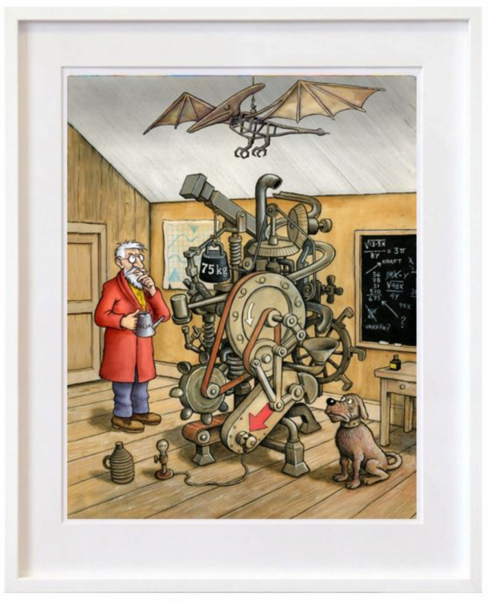 Evighetsmaskinen i gruppen Kunstgalleri / Temaer / Kjente illustratører hos NOA Gallery (200381_evighetsmaskinen)