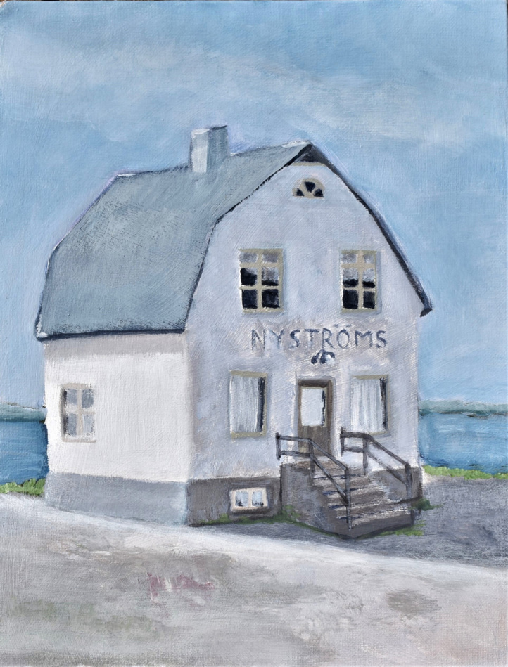 Nyströms g:a butik i gruppen Alle kunstverk / Akryl hos NOA Gallery (200407_A14)